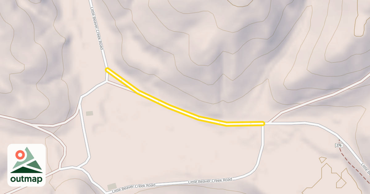 Map of Beaver Trail