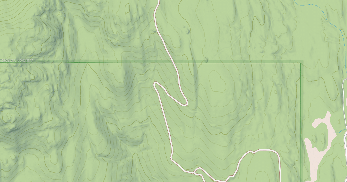Map preview of USFS Motor Vehicle Use Map Roads {95CE74A8-3B28-4D03-8442-51498097E41B}