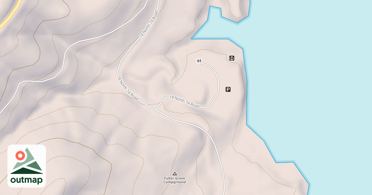 Map of FULLER GROVE LAUNCH