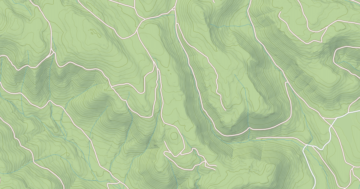 Map preview of MILL CREEK PLATEAU