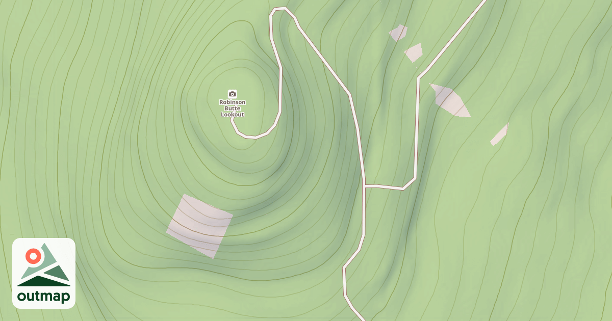 Map of Robinson Butte Loop Snomo