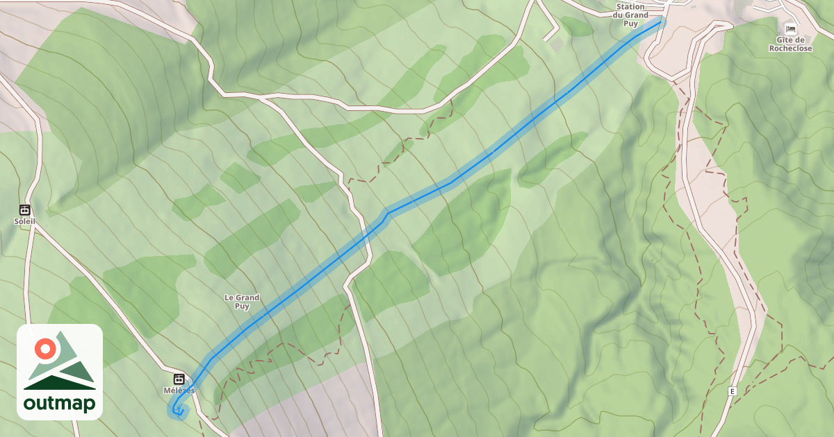Map of L'aiguillette