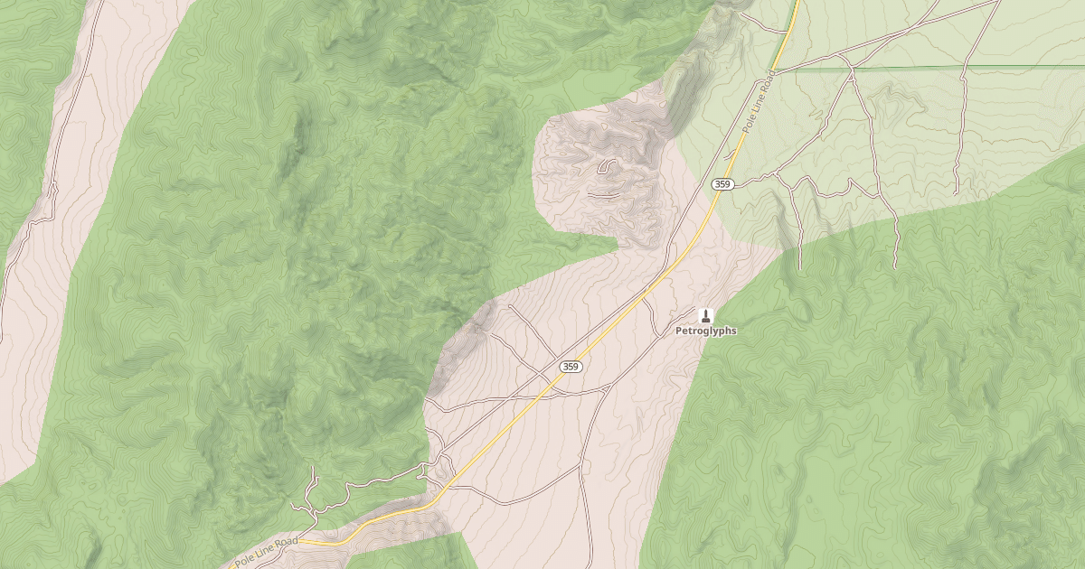 Map preview of GRAVEL PITS ROAD