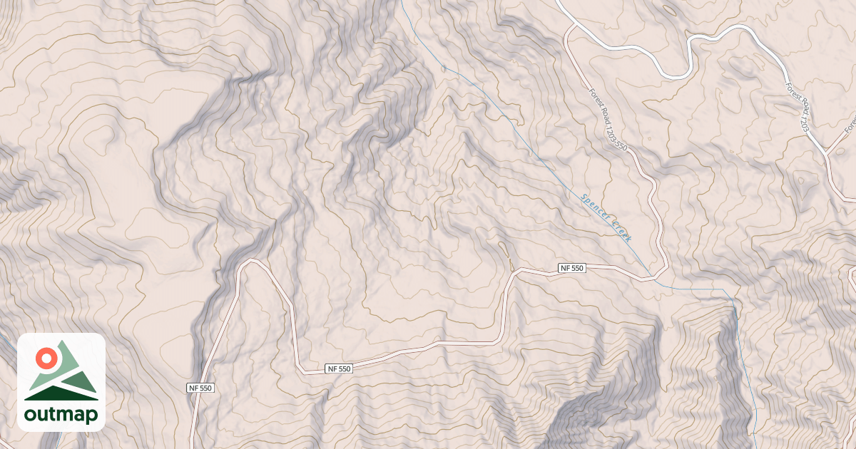 Map of EAST FORK