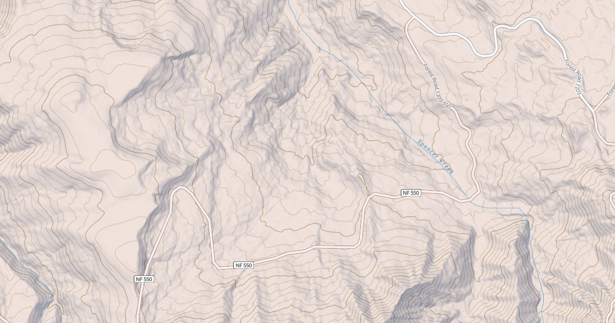 Map preview of EAST FORK