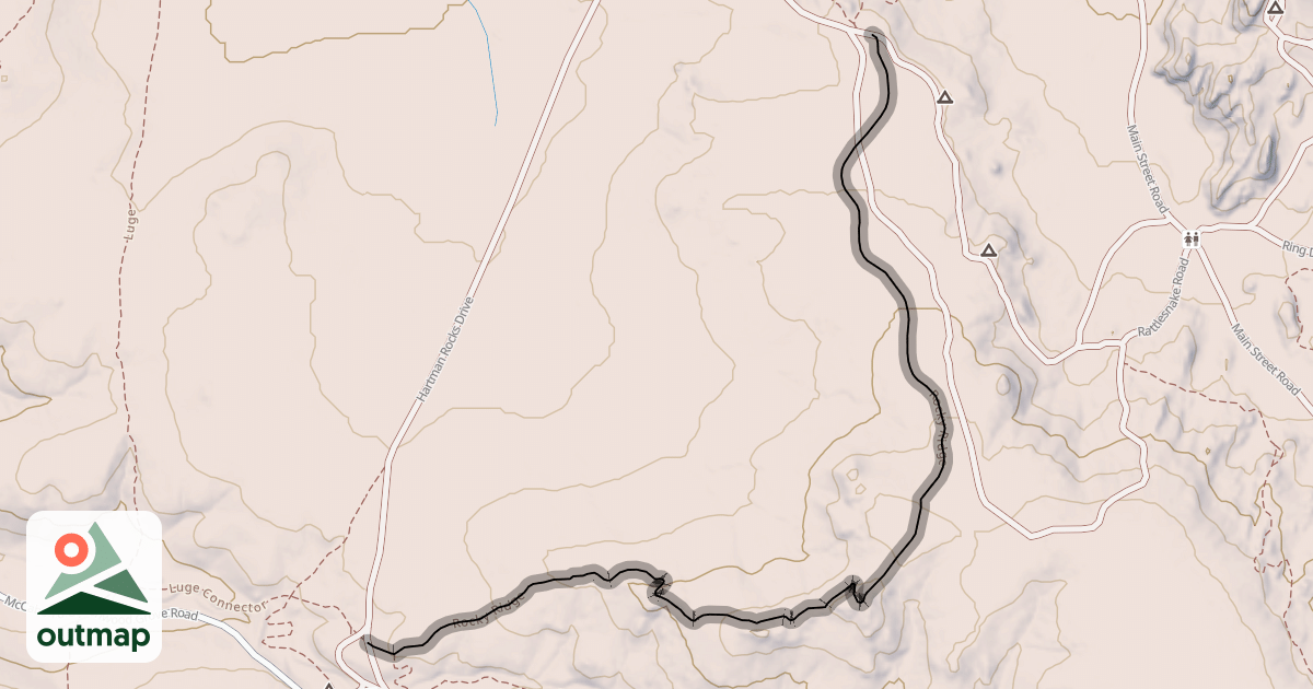 Map of Rocky Ridge