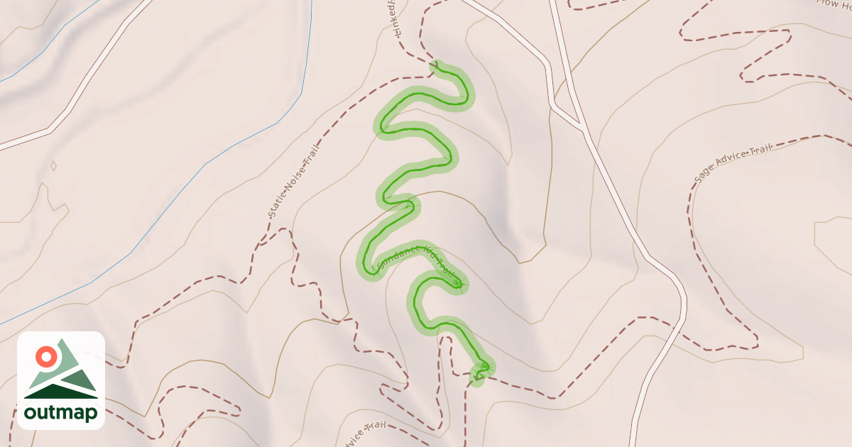 Map of Sundance Kid Trail