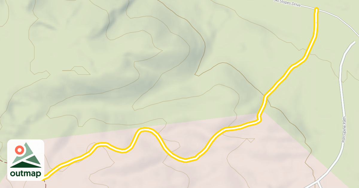 Map of West Ridge Trail
