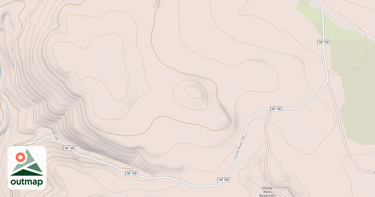Map of USFS Motor Vehicle Use Map Roads {0842F4AF-1BB1-4C64-BA84-CC4EC9D96345}