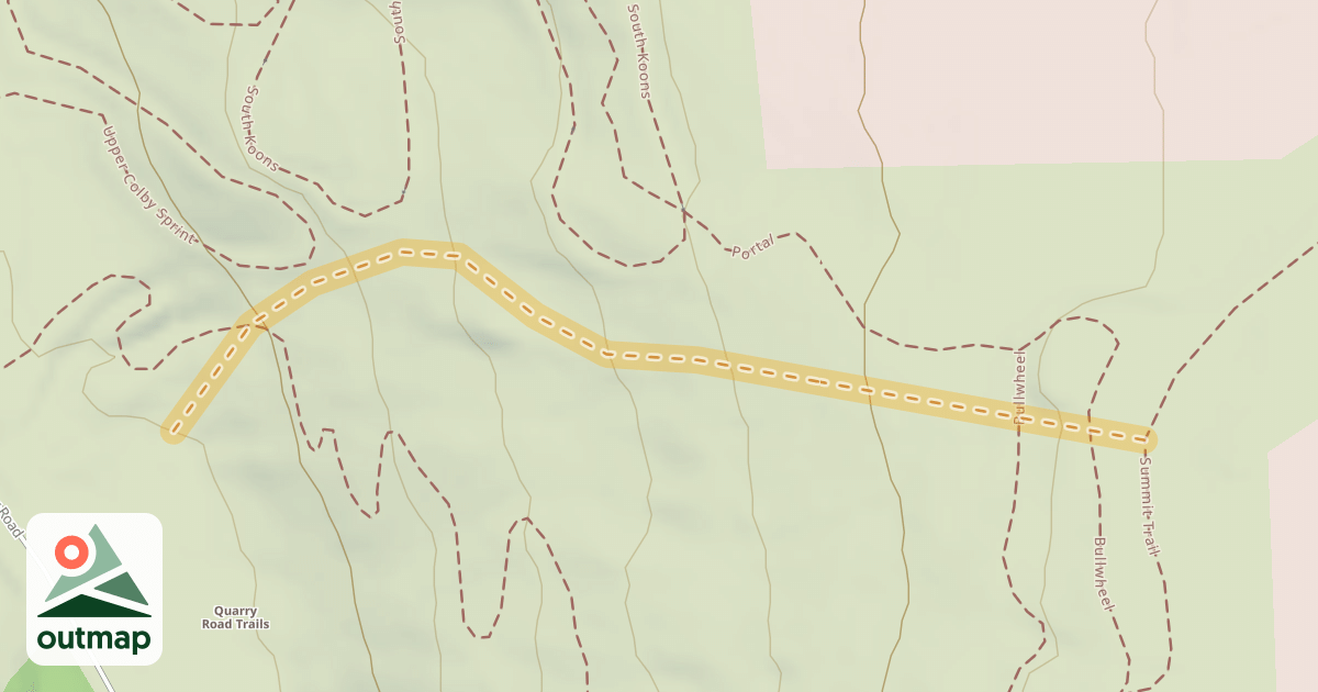 Map of Uphill Route