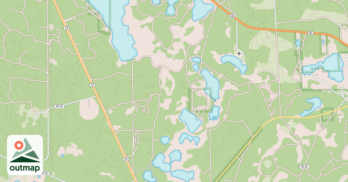 Map of USFS National Forest System Roads {C8425CB1-9936-47DF-B531-CCFF668212AC}