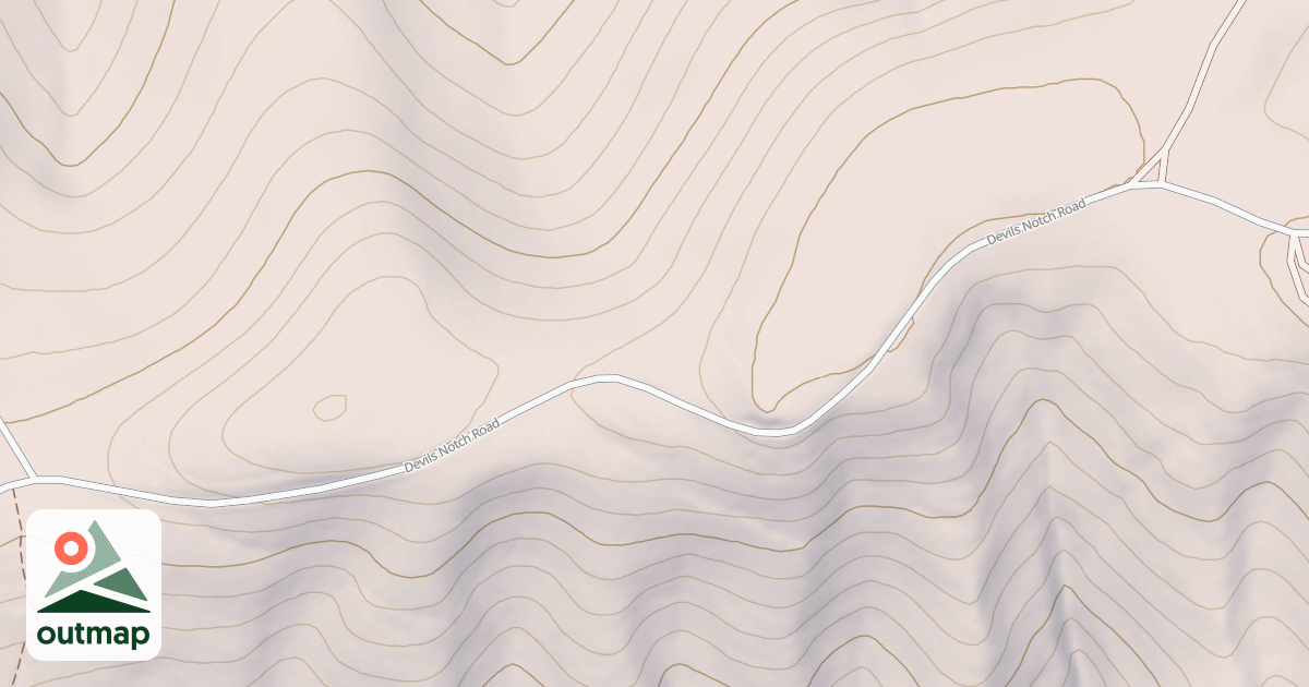 Map of DEVILS NOTCH