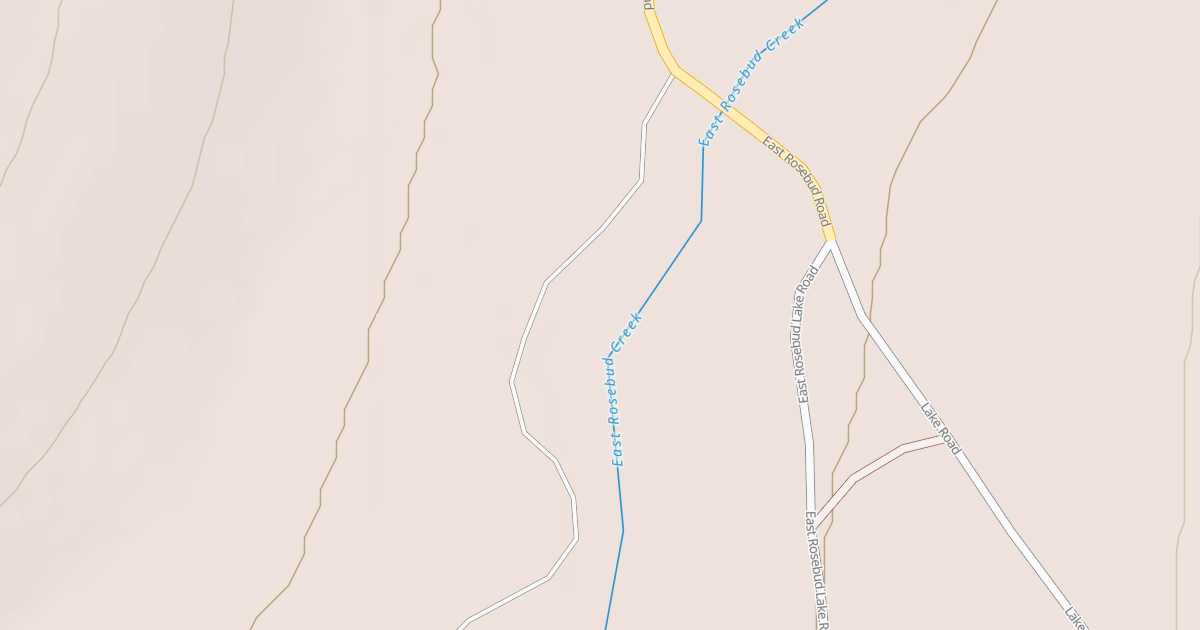 Map preview of NORTH SIDE EAST ROSEBUD LAKE
