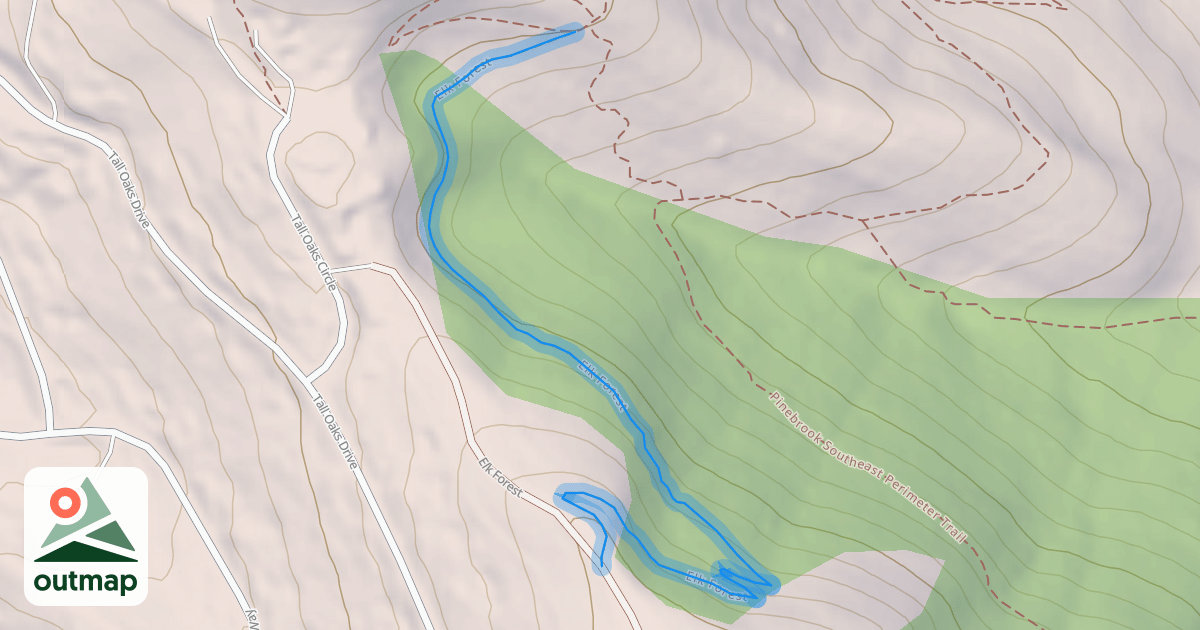 Map of Elk Forest