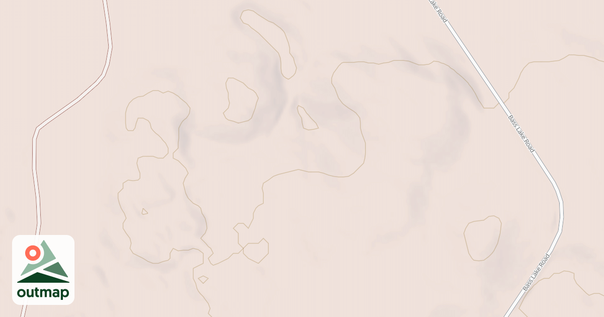 Map of BASS LAKE-NORTHWOODS SPUR D