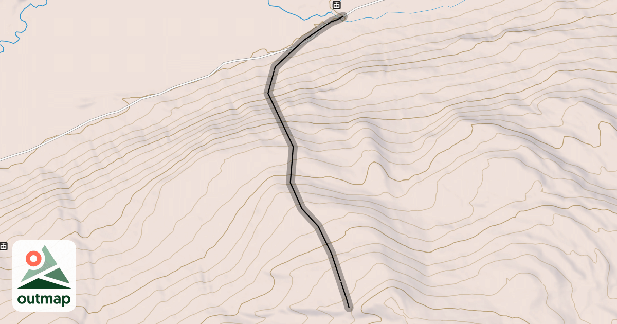 Map of Lower Bull Run