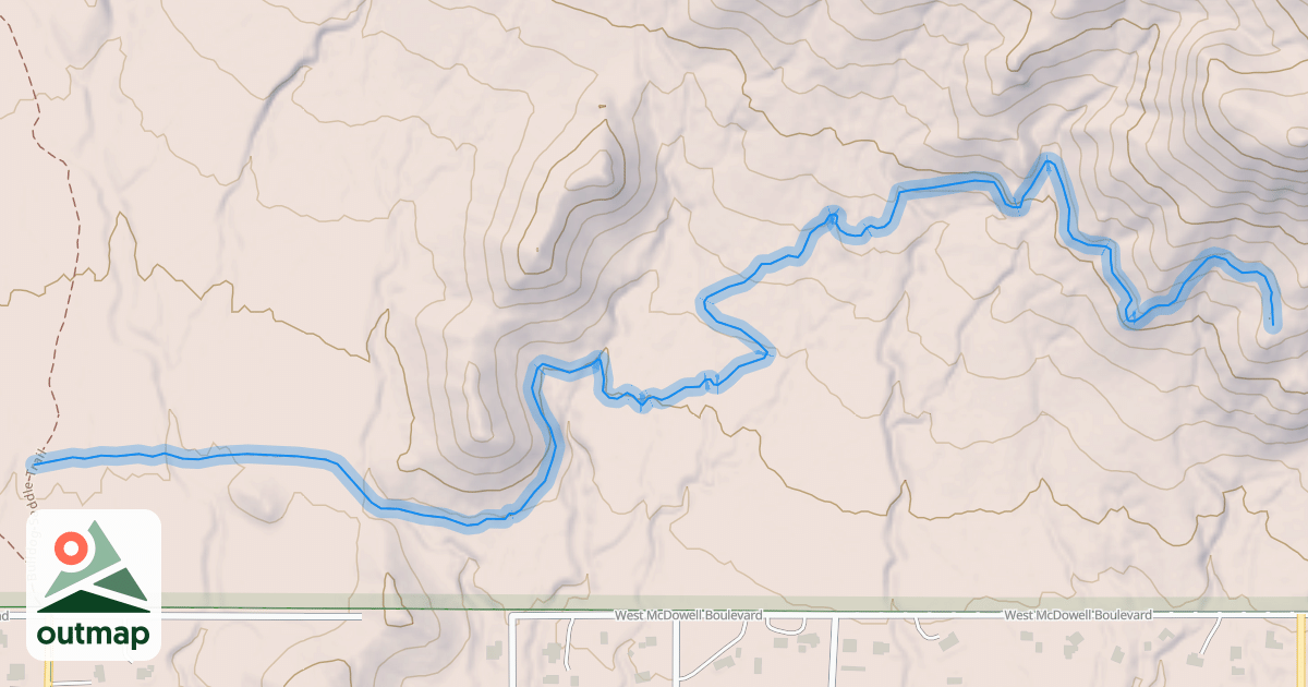 Map of Gold Link Trail