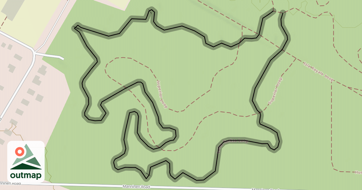 Map of Lotsa Rocksa Loop