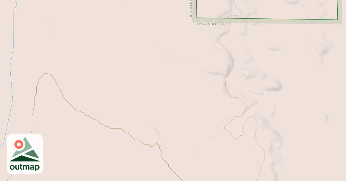 Map of USFS Motor Vehicle Use Map Trails 22317