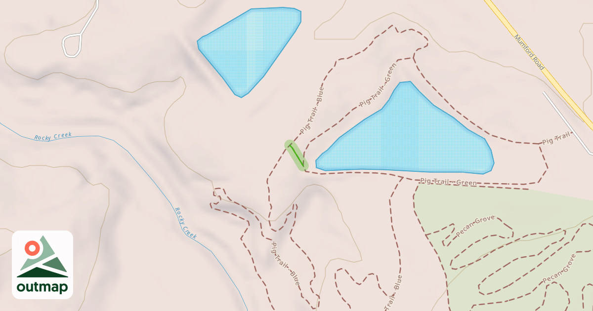 Map of Pig Trail - Green