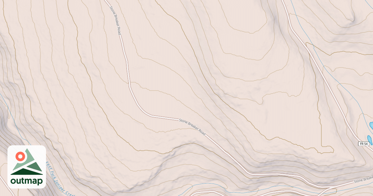 Map of CARY SPRING SPUR