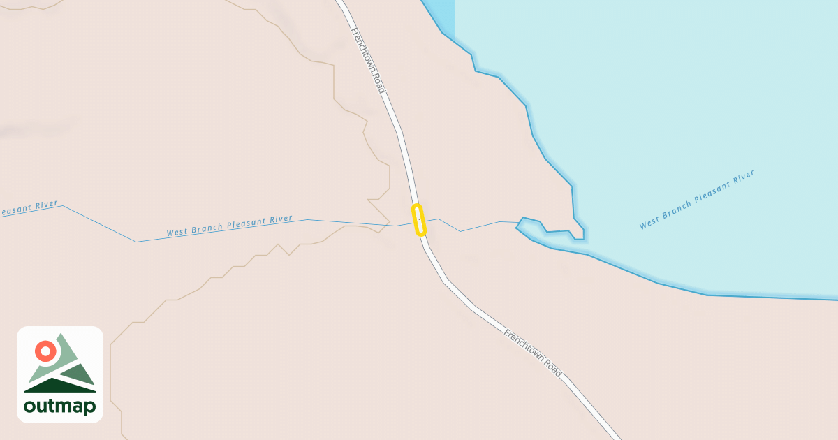 Map of Frenchtown Road