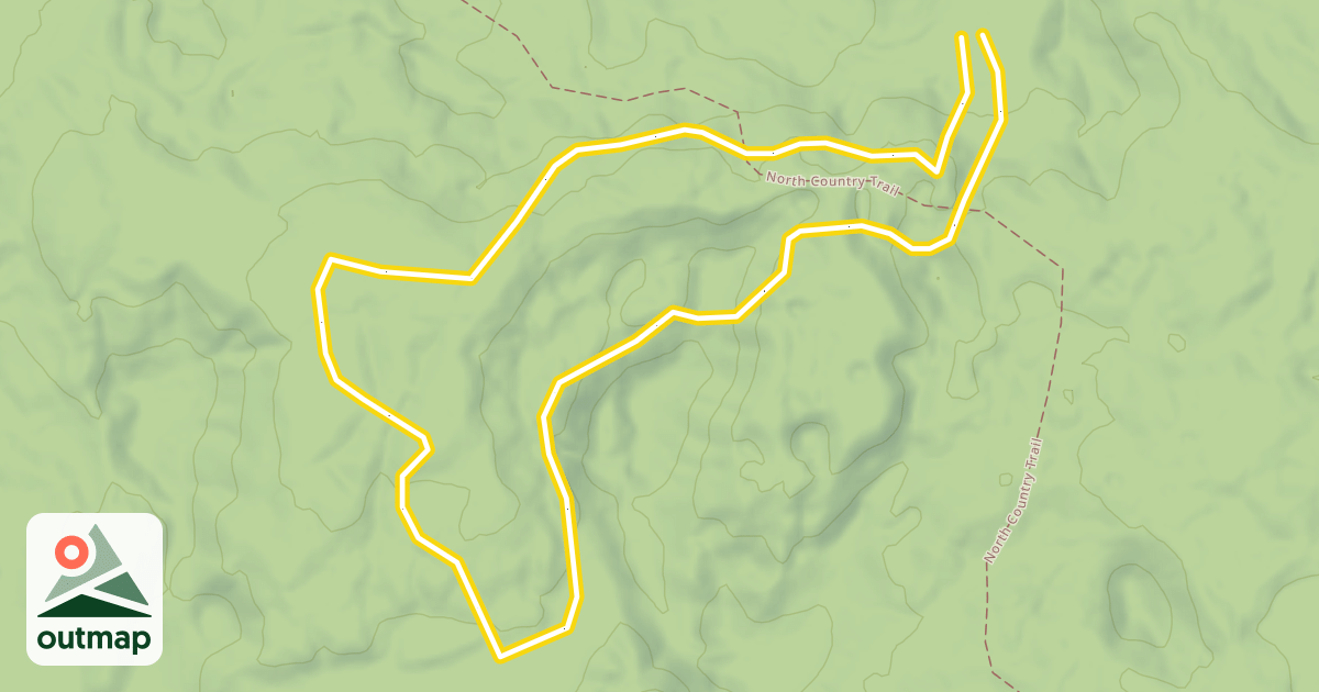 Map of Drummond Ski Trails