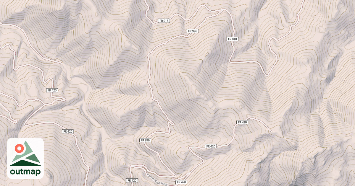 Map of CANNONBALL LIBERAL ATV