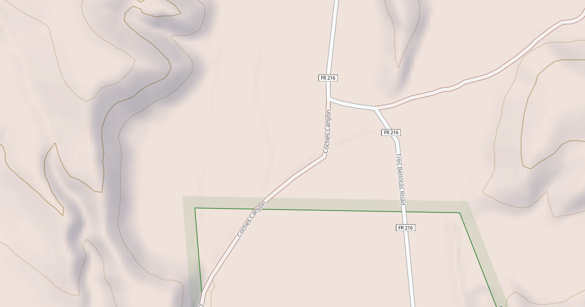 Map preview of COCHES CANYON