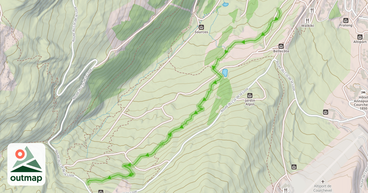 Map of DH.1 Piou-Piou