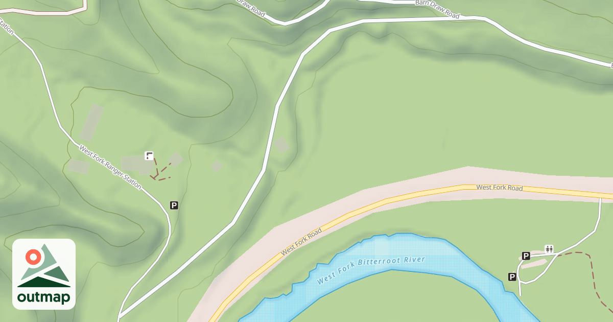 Map of (FDR) OLE'S CABIN ROAD