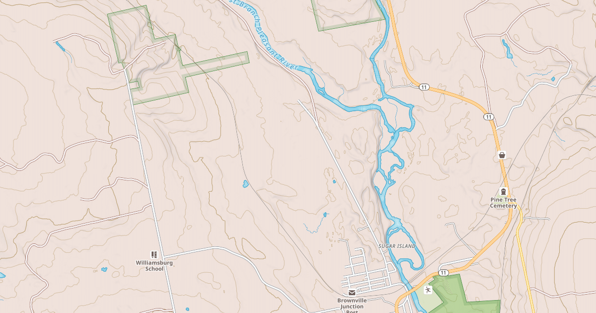 Map preview of Maine Statewide ATV Trails 150