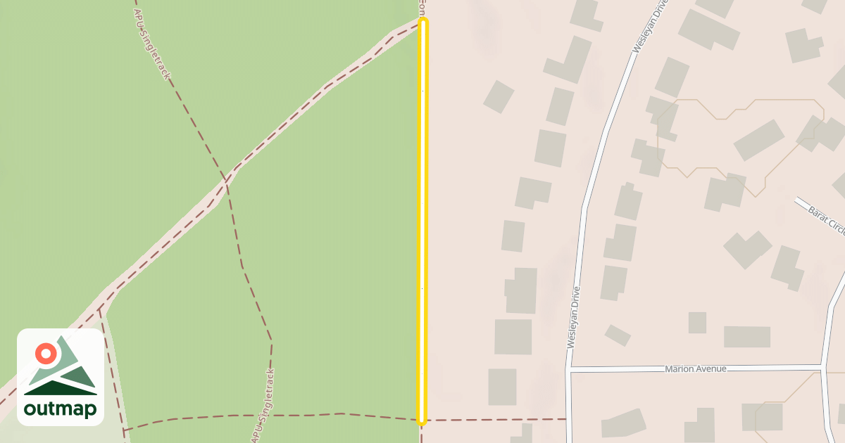 Map of Chester Creek Connector