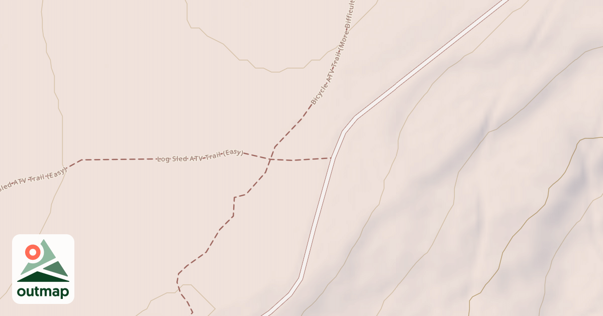 Map of Michaux State Forest - ATV Trail System