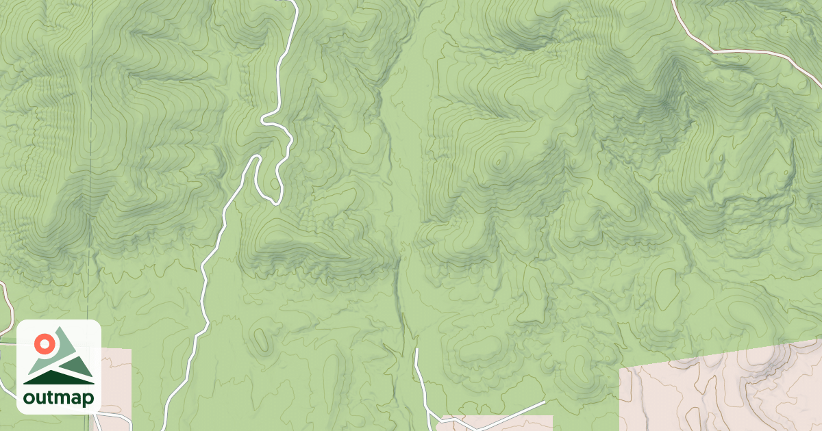 Map of HOLE IN GROUND CREEK