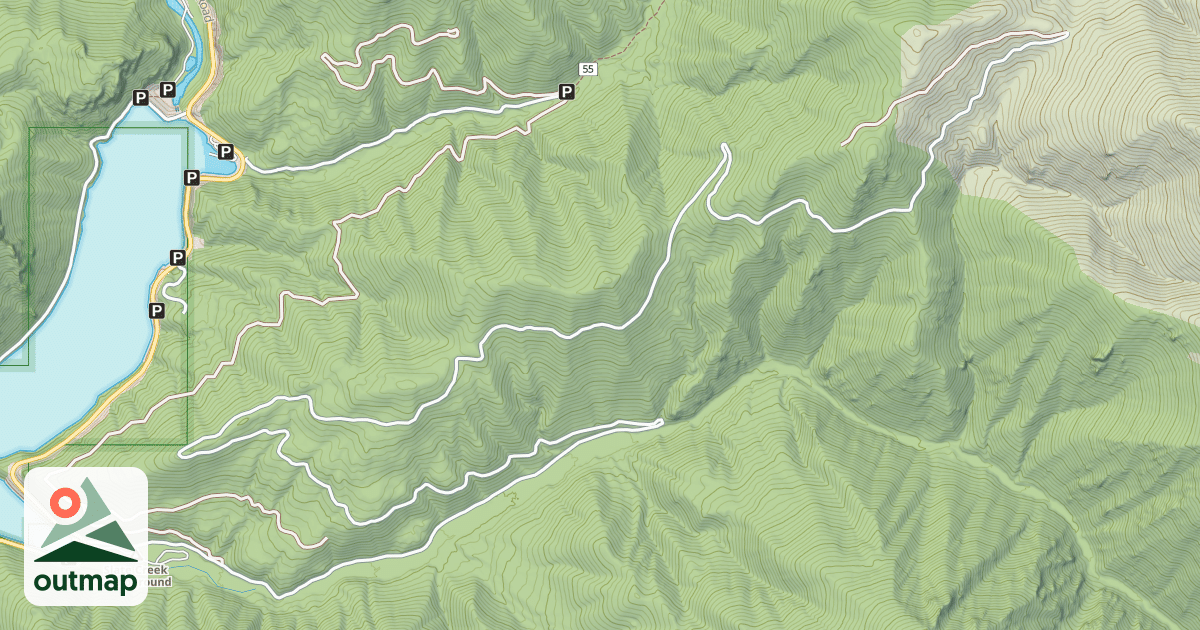 Map of (FDR) SLATE CREEK
