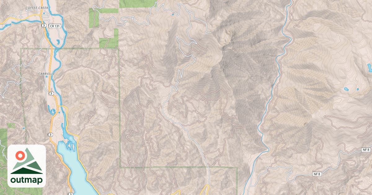 Map of CEDAR CREEK
