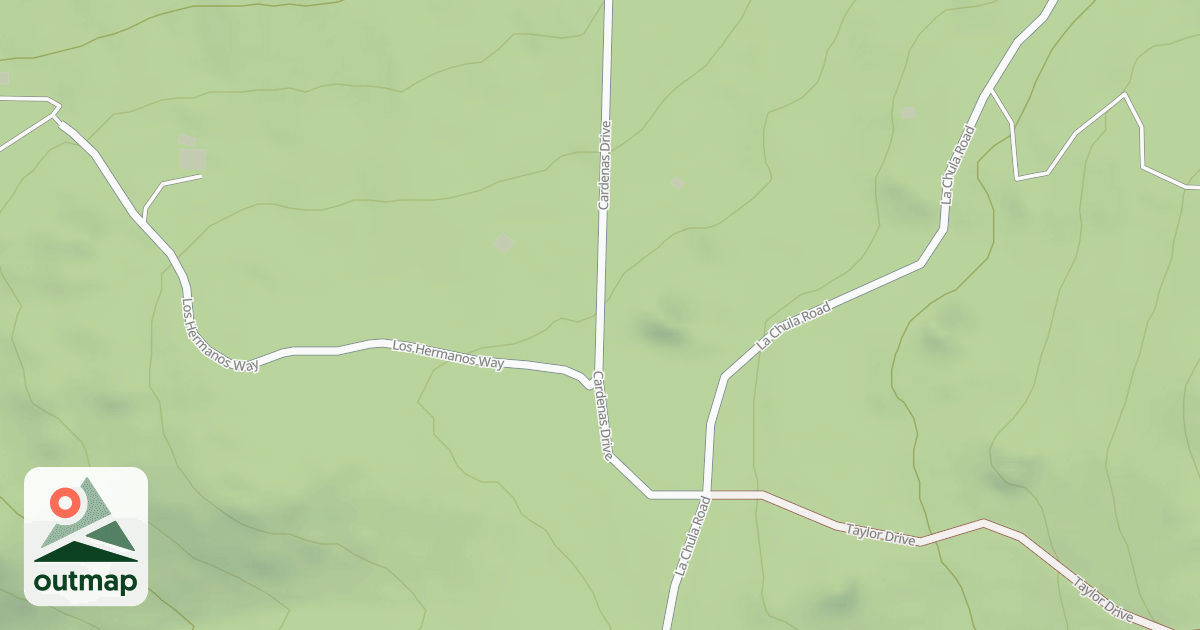 Map of BRICKEY SPUR