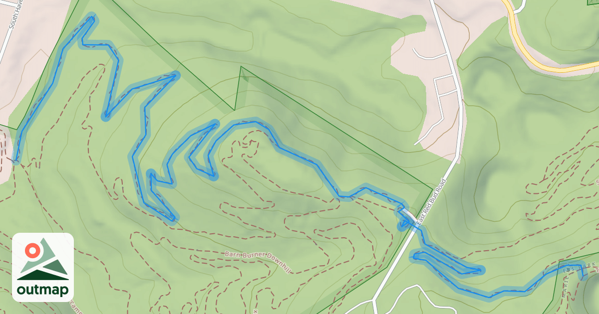 Map of Red Bud Crest