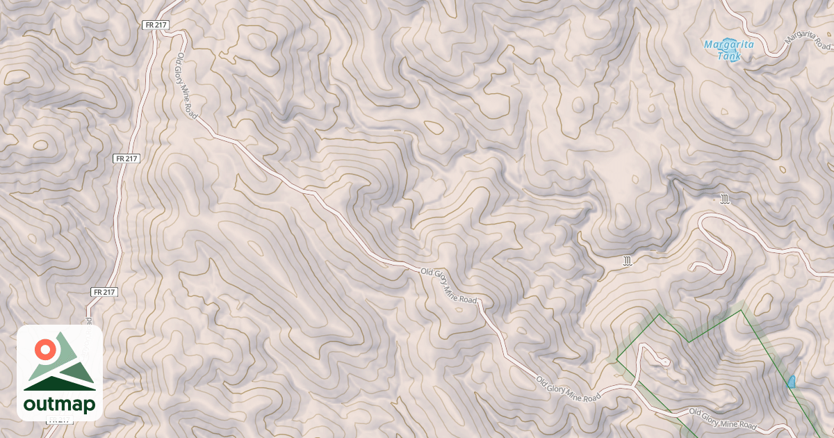 Map of OLD GLORY MINE