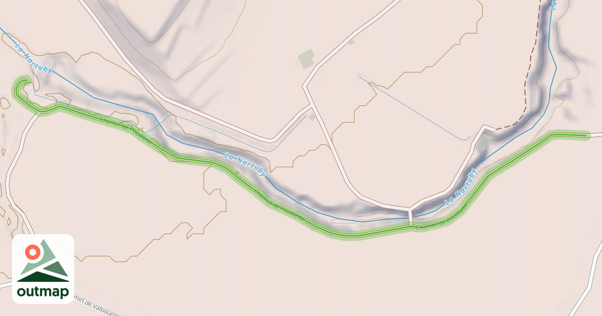 Map of Chemin de Pouillette