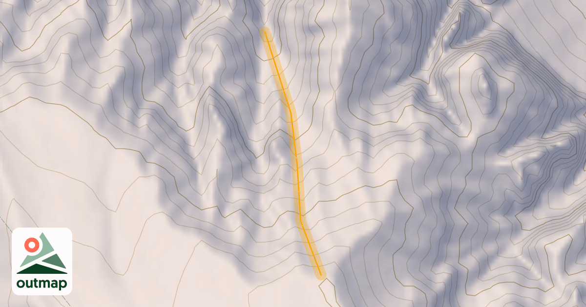 Map of Dark Canyon Alt