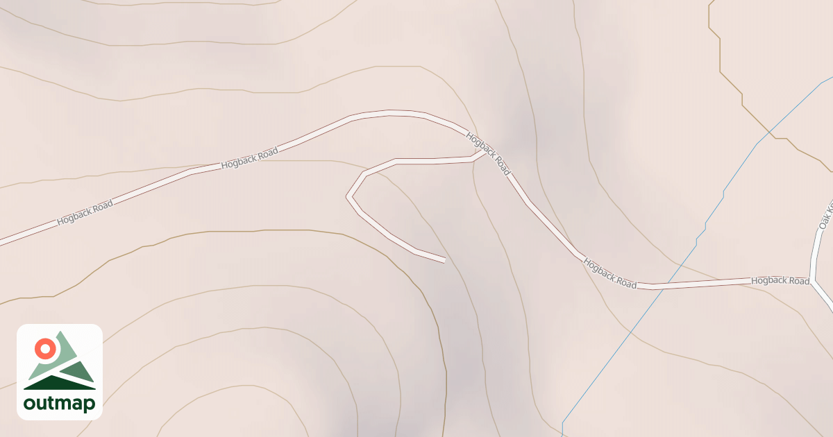 Map of HOGBACK