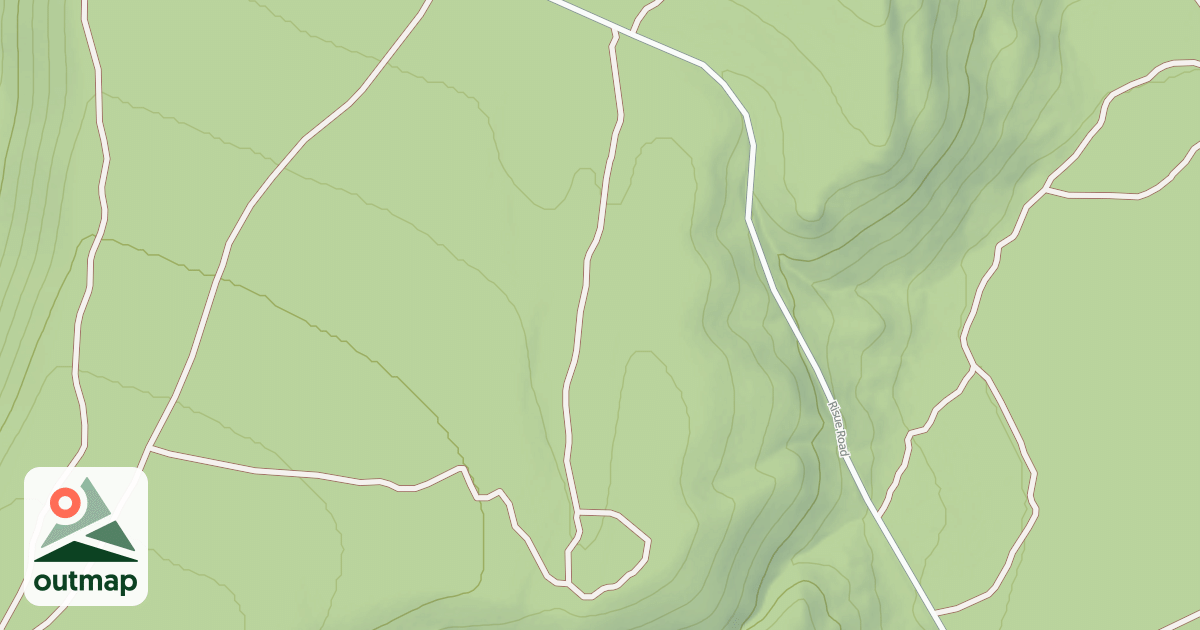Map of FLAT SPUR ROAD
