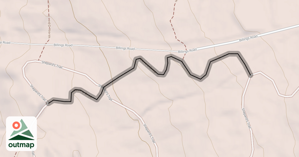 Map of Dave's Drop