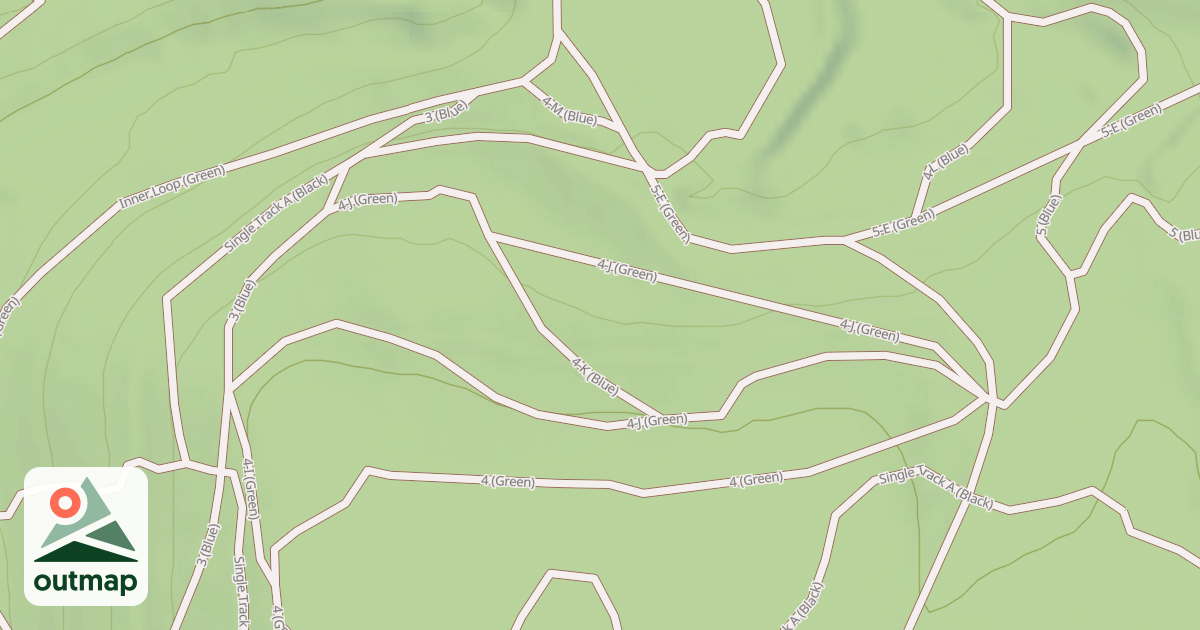 Map of Rock Run ATV Trails