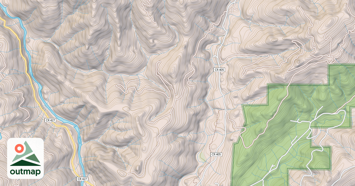 Map of HARDING MTN