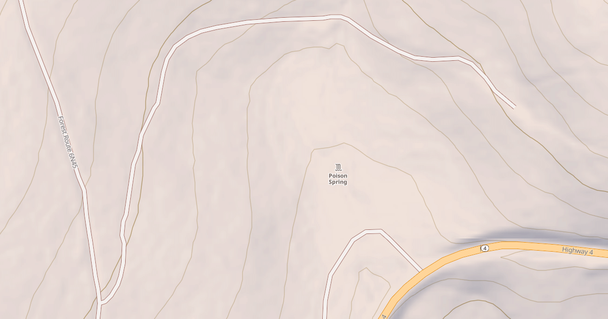 Map preview of USFS Motor Vehicle Use Map Roads {C400213D-7504-49AC-8149-30949F79DAB2}