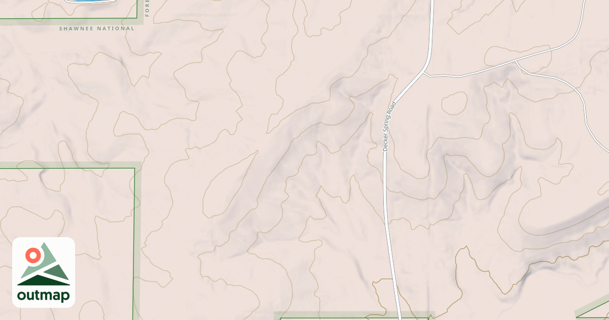 Map of HARRIS CREEK SPUR RD