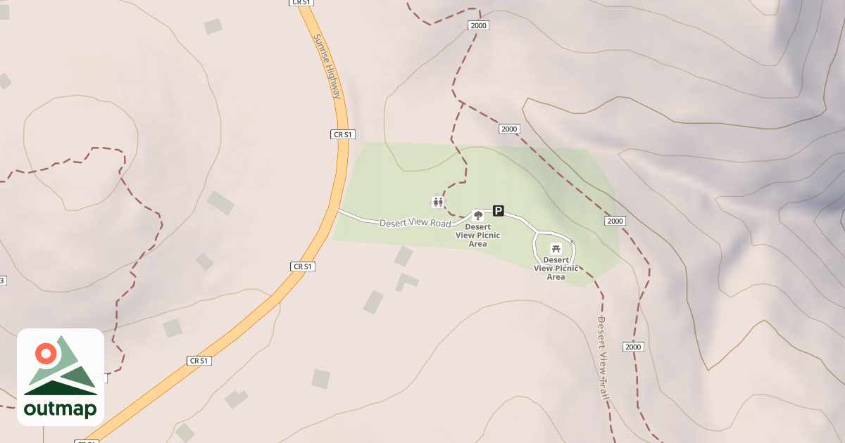 Map of DESERT VIEW PG